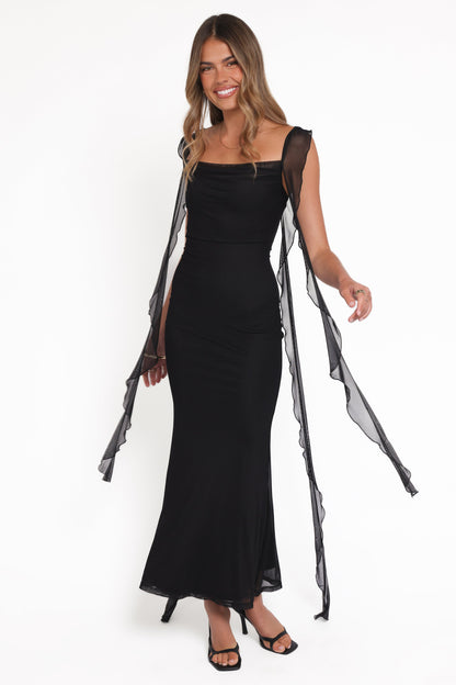 Chiara Maxi Dress - Black