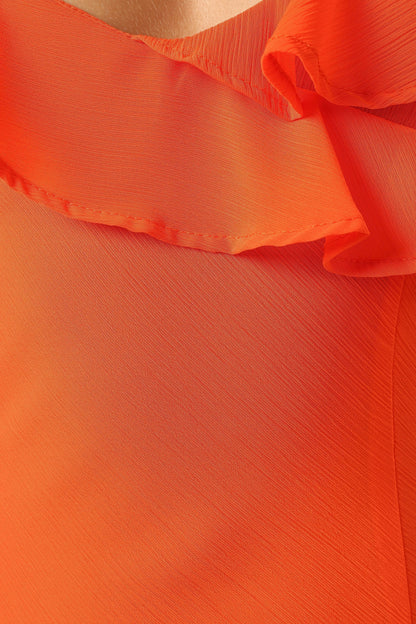 Dalia Maxi Dress - Tangerine