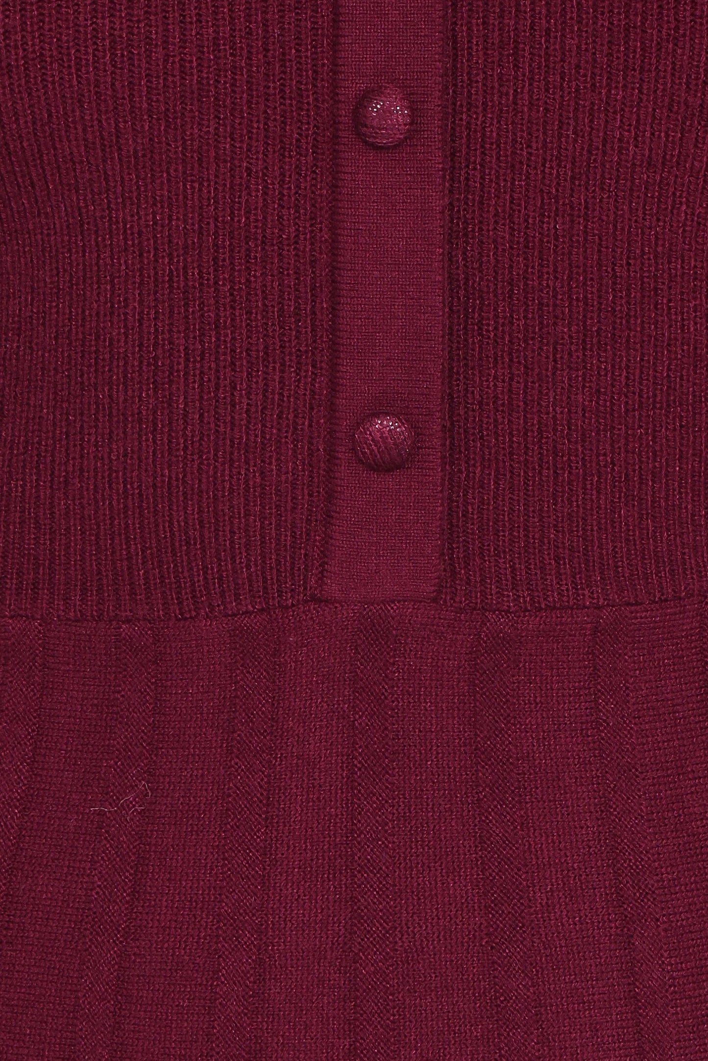 Darlina Long Sleeve Mini Dress - Burgundy