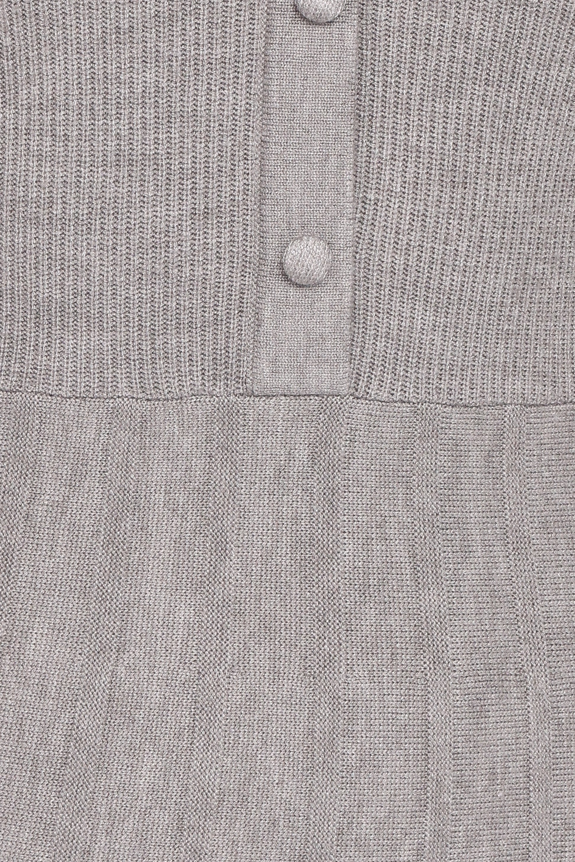 Darlina Long Sleeve Mini Dress - Heather Grey