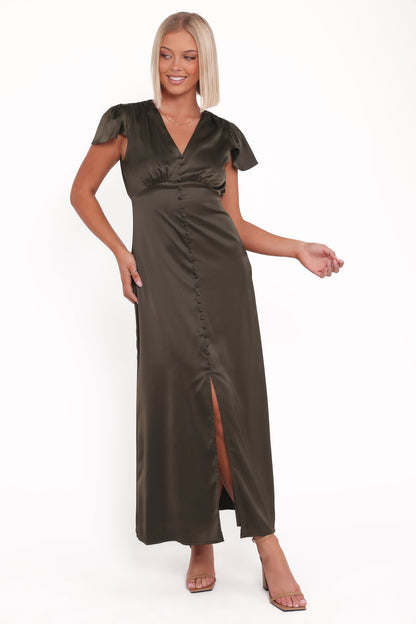 Dean Maxi Dress - Olive