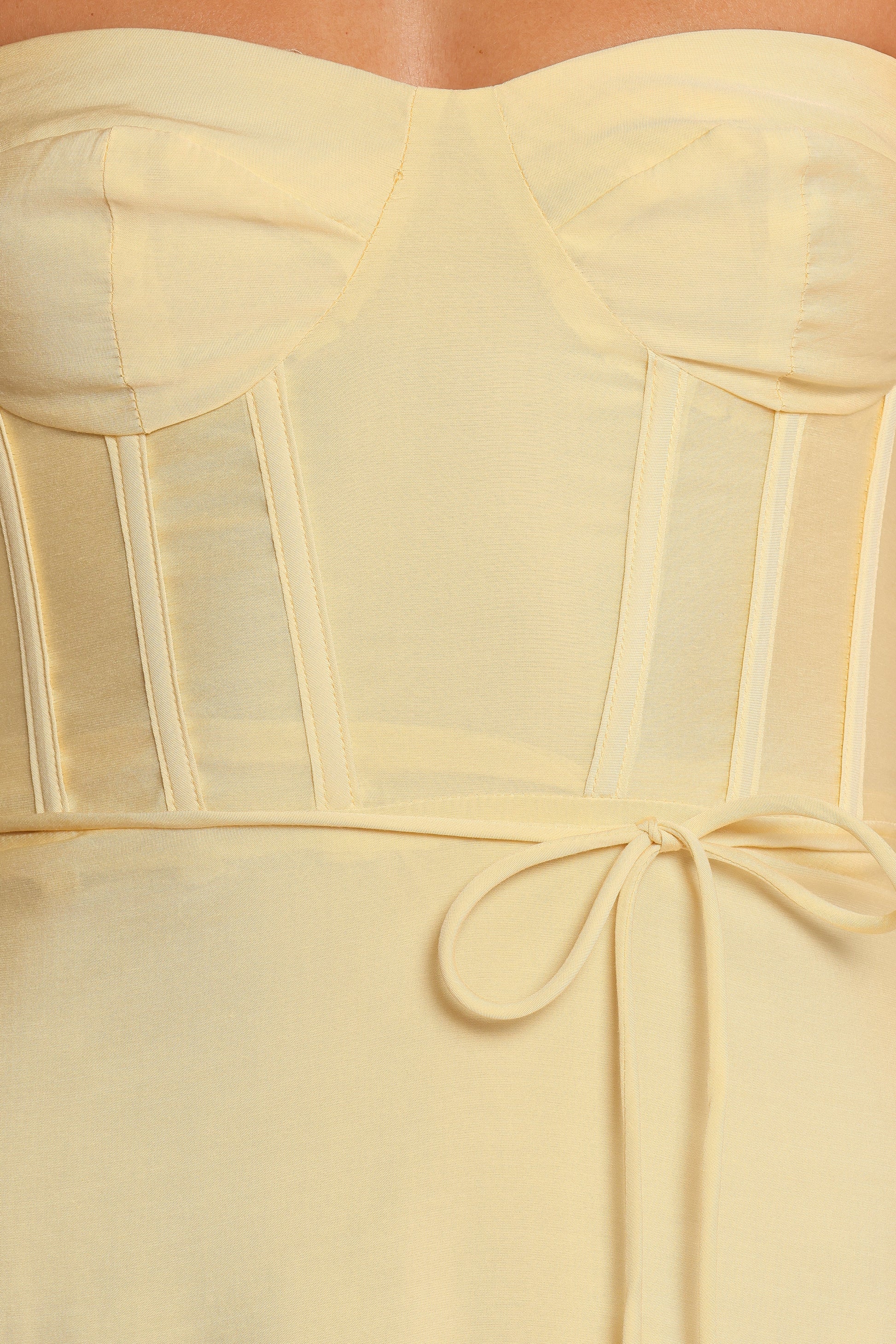 Della Midi Dress - Yellow