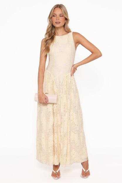 Denny Maxi Dress - Butter Yellow