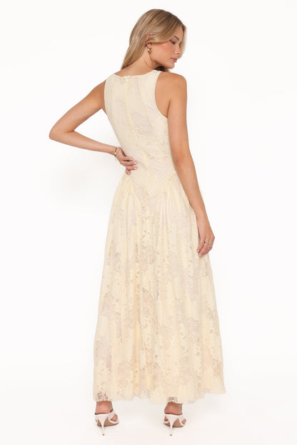 Denny Maxi Dress - Butter Yellow