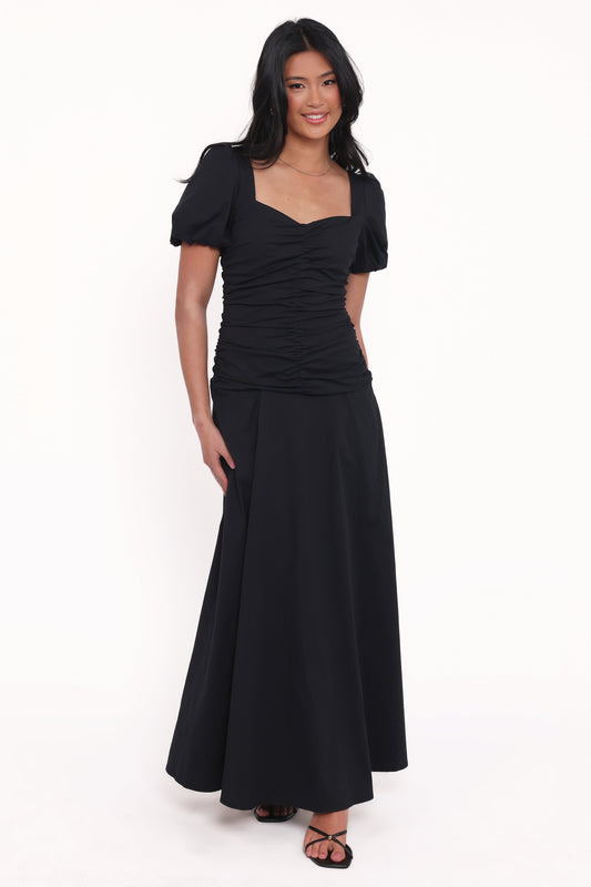 Denver Midi Dress - Black