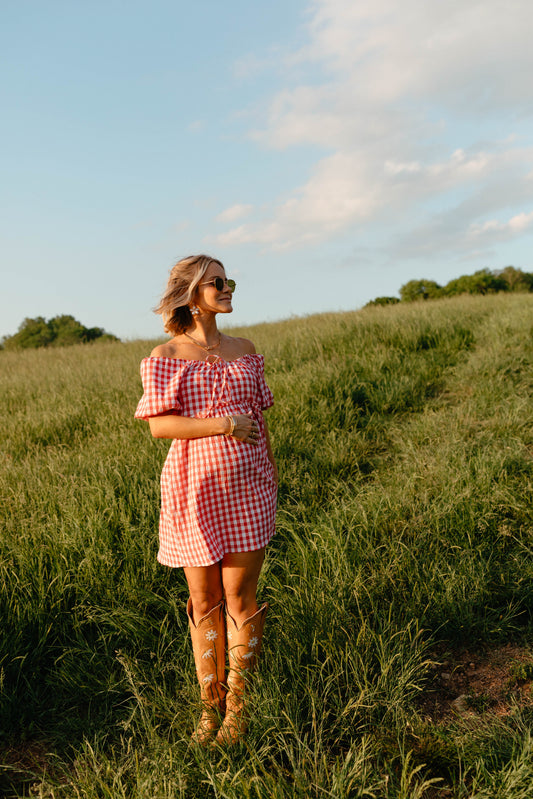 Dorothea Mini Dress - Red