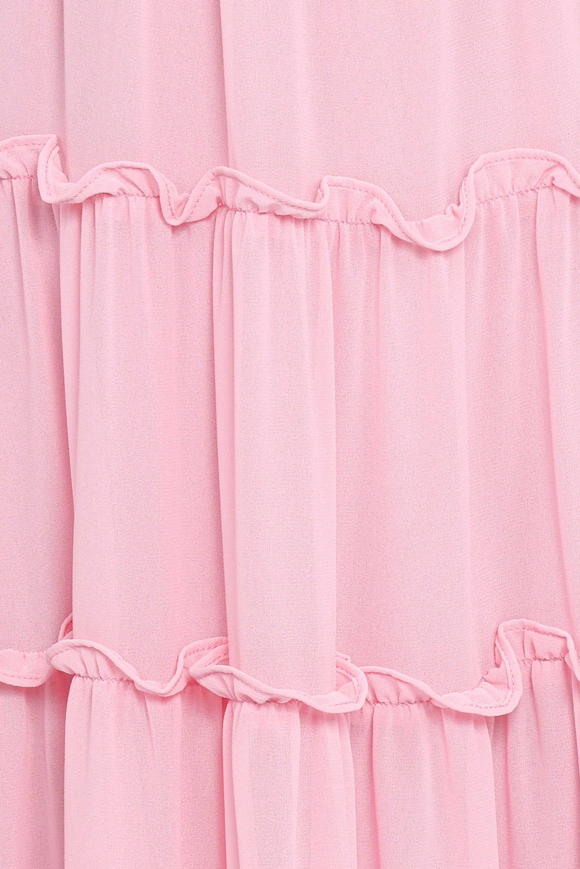Dottie Halterneck Maxi Dress - Pink