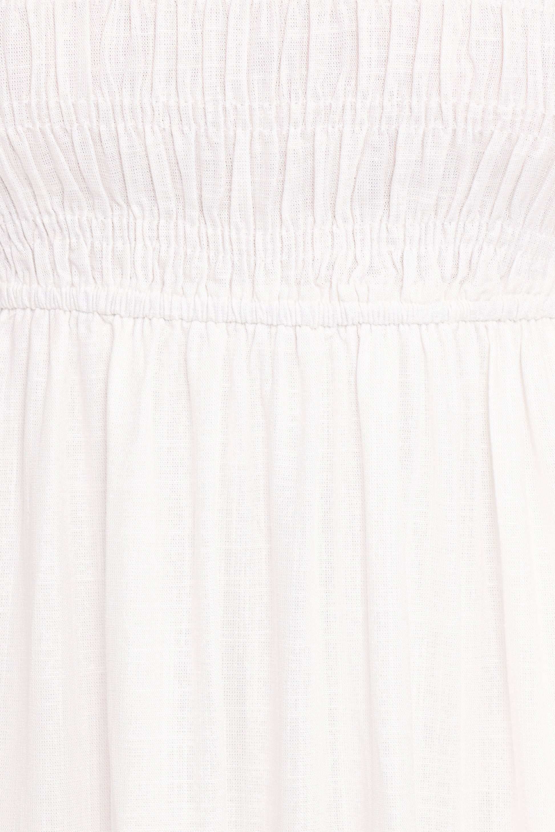 Emari Puff Sleeve Mini Dress - White
