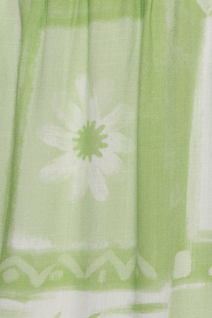 Eudora Maxi Dress - Green Print