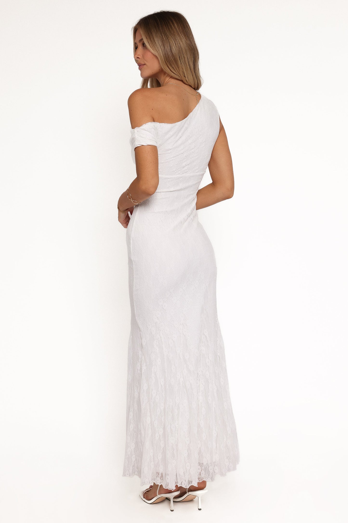 Evelon Off Shoulder Maxi Dress - White