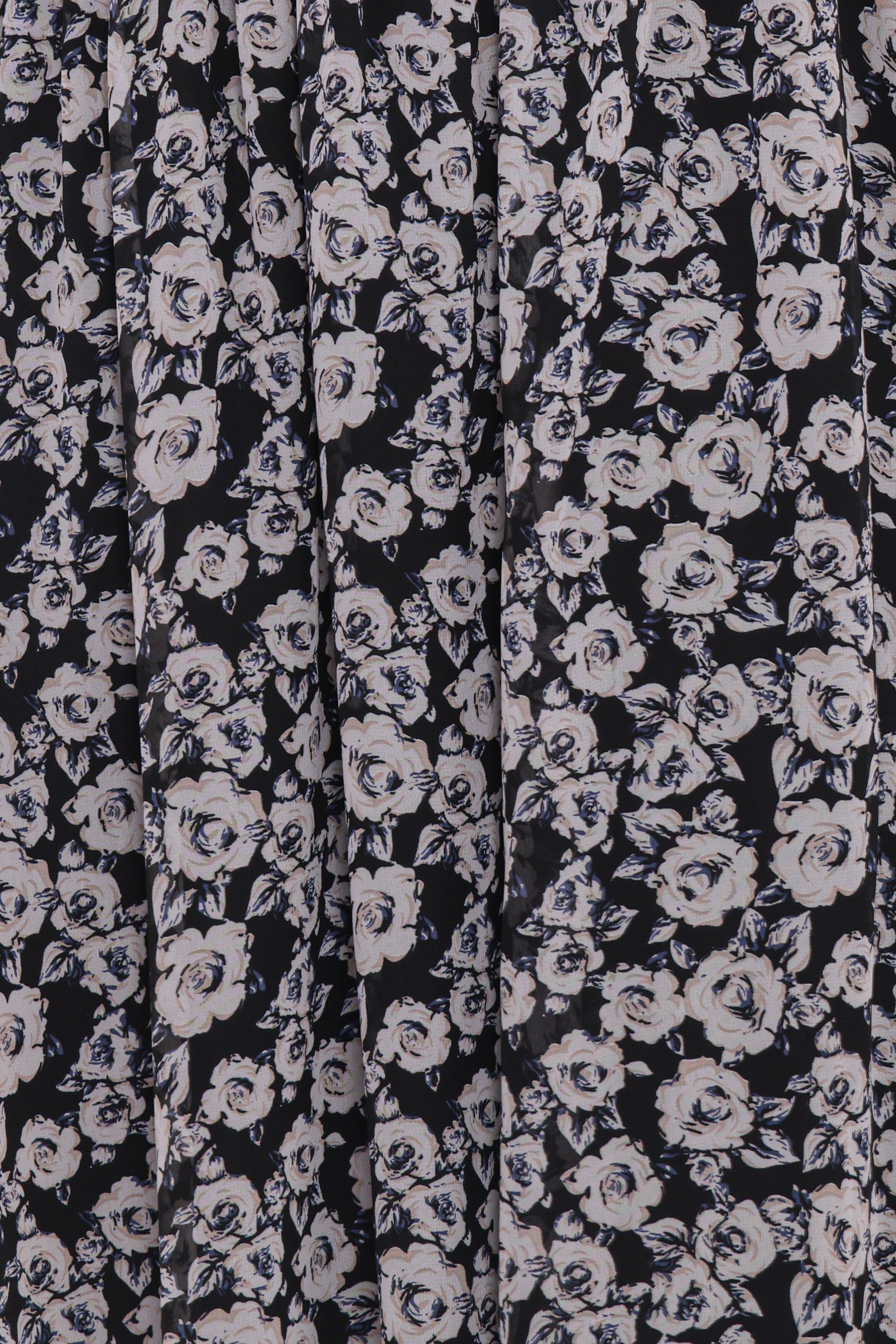 Faith Long Sleeve Maxi Dress - Black Floral