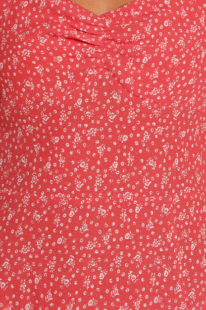 Franklin Dress - Red Floral