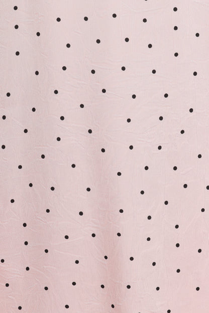 Gabrielle Mini Dress - Pink Polka Dot