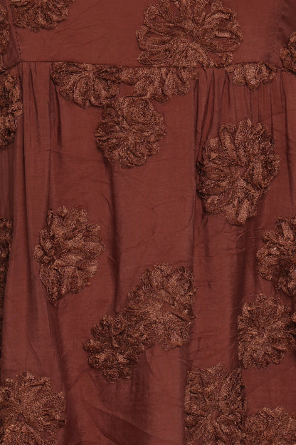 Giana Mini Dress - Brown