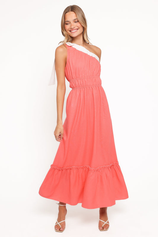 Gilda Maxi Dress - Coral