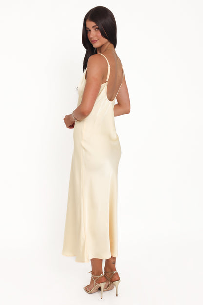 Hobi Midi Dress - Butter Yellow