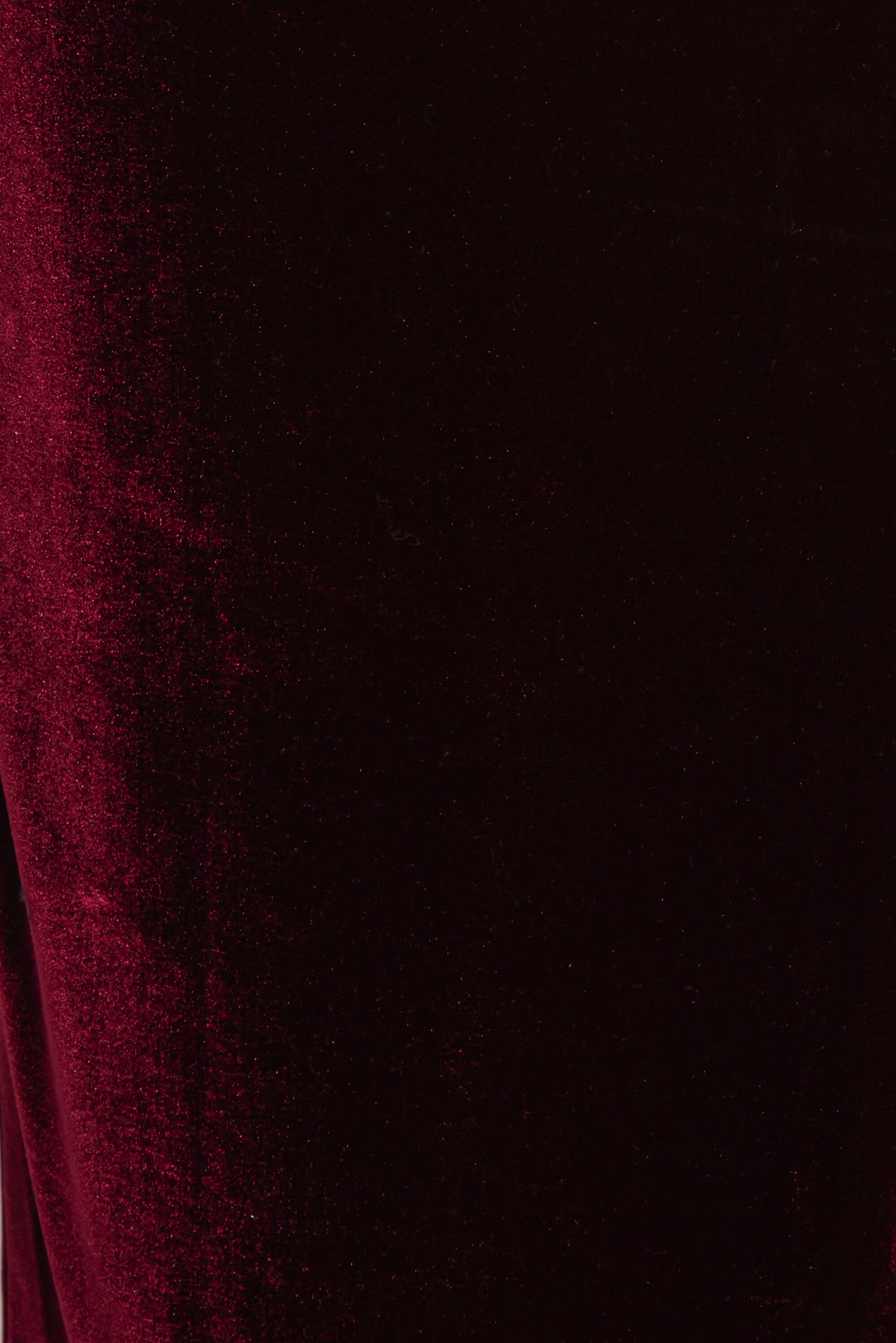 Hyatt Velvet Dress - Burgundy