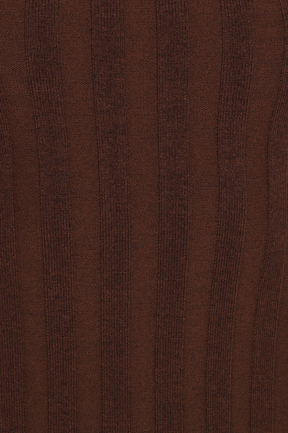 Jolene Long Sleeve Maxi Dress - Brown