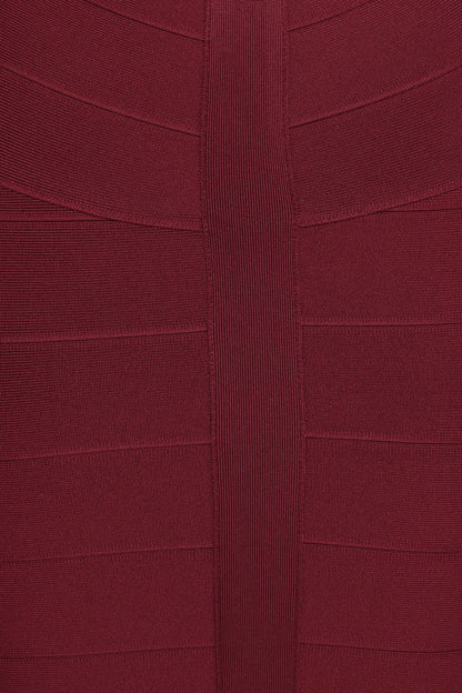 Josiah Midi Dress - Burgundy