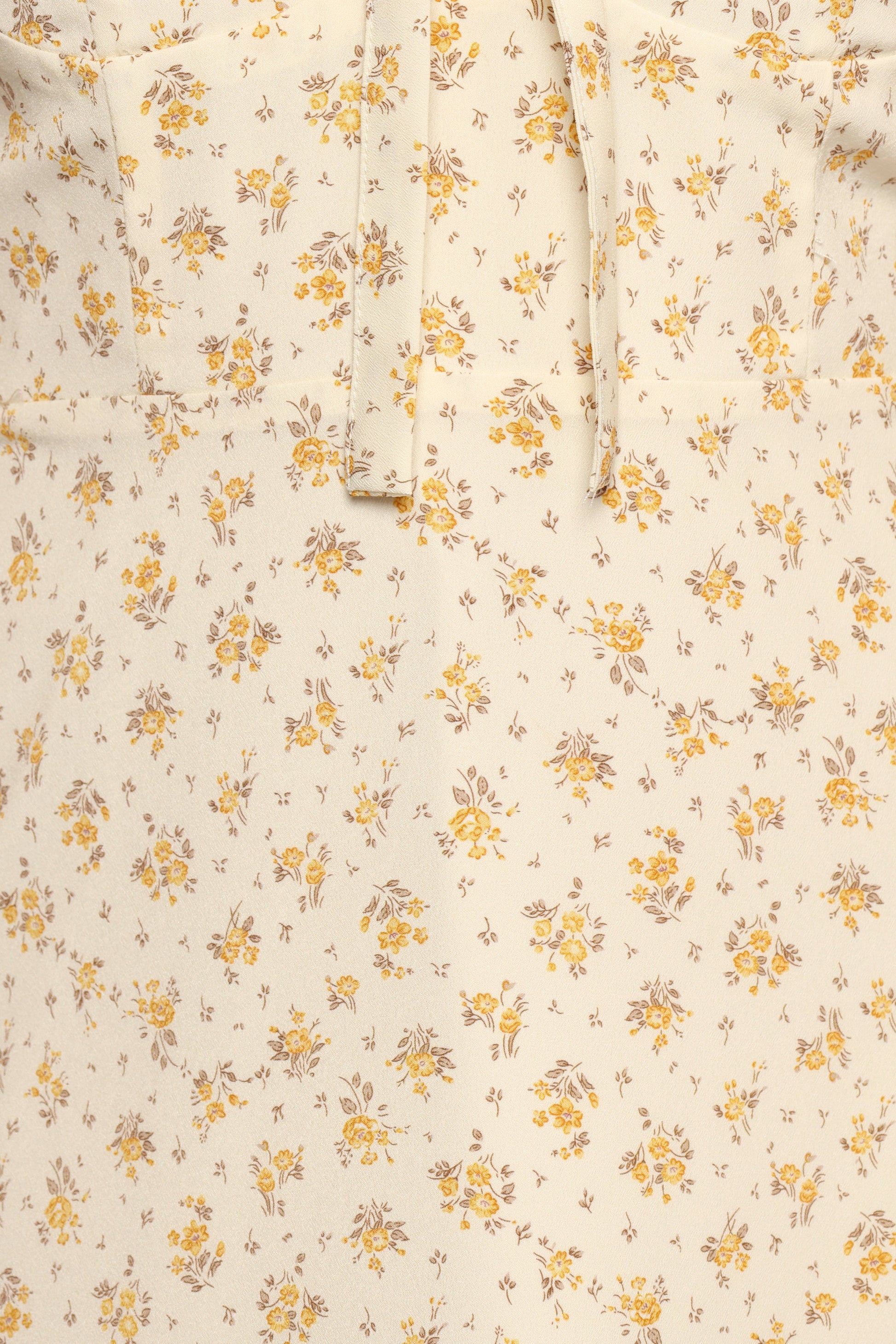 Joss Mini Dress - Cream Yellow