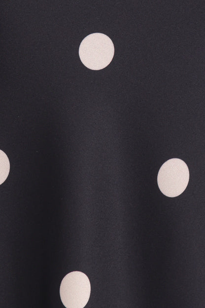 Jutta Strapless Maxi Dress - Black Polka Dot