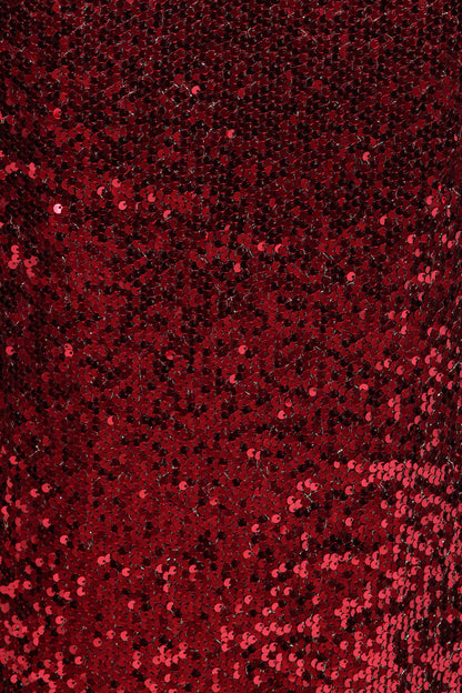 Karley Sequin Maxi Dress - Burgundy