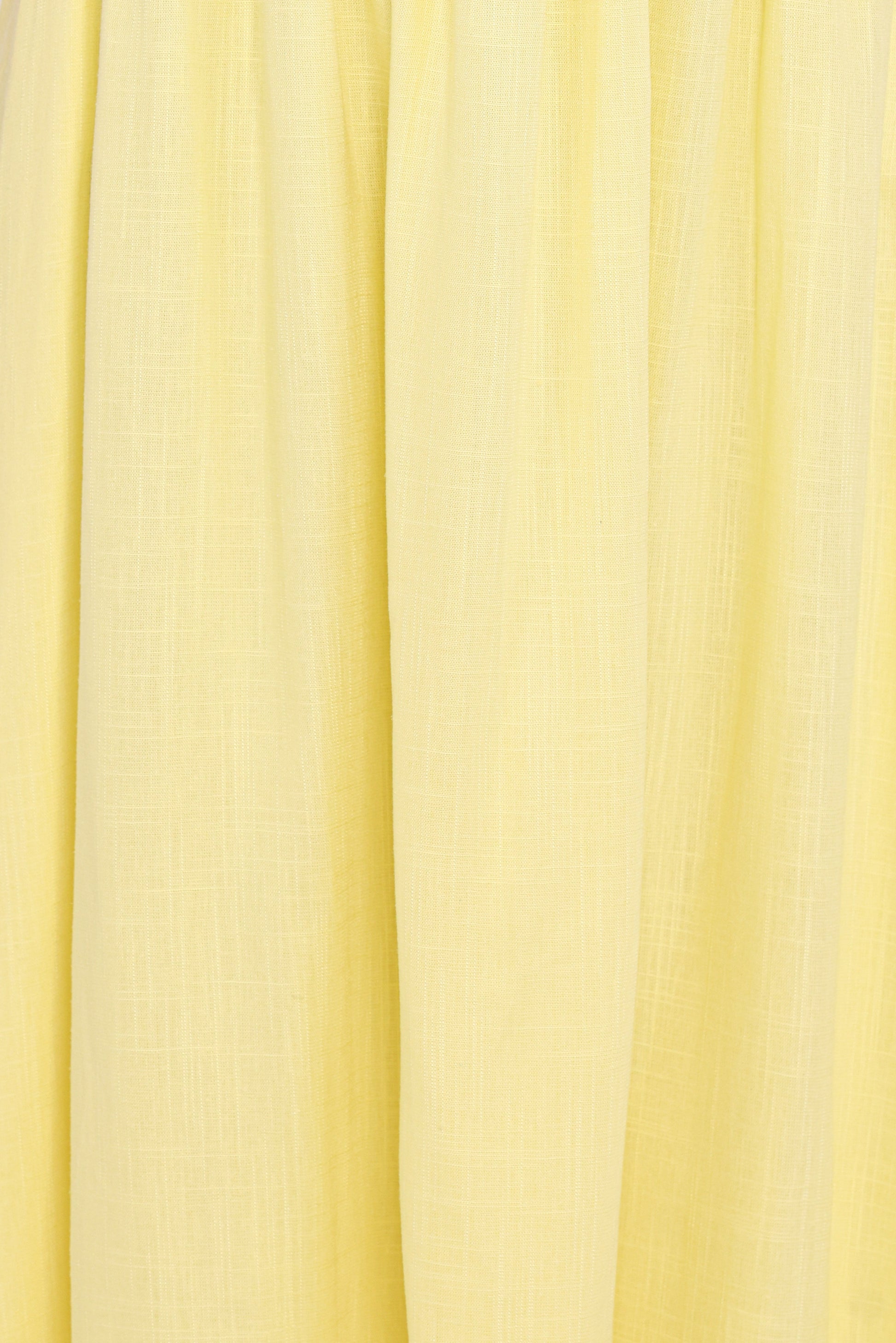 Kayt Strapless Dress - Butter Yellow