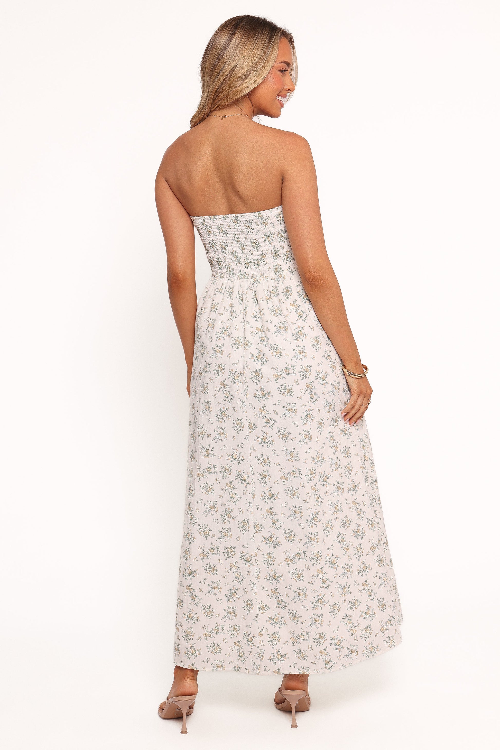 Kayt Strapless Dress - Floral