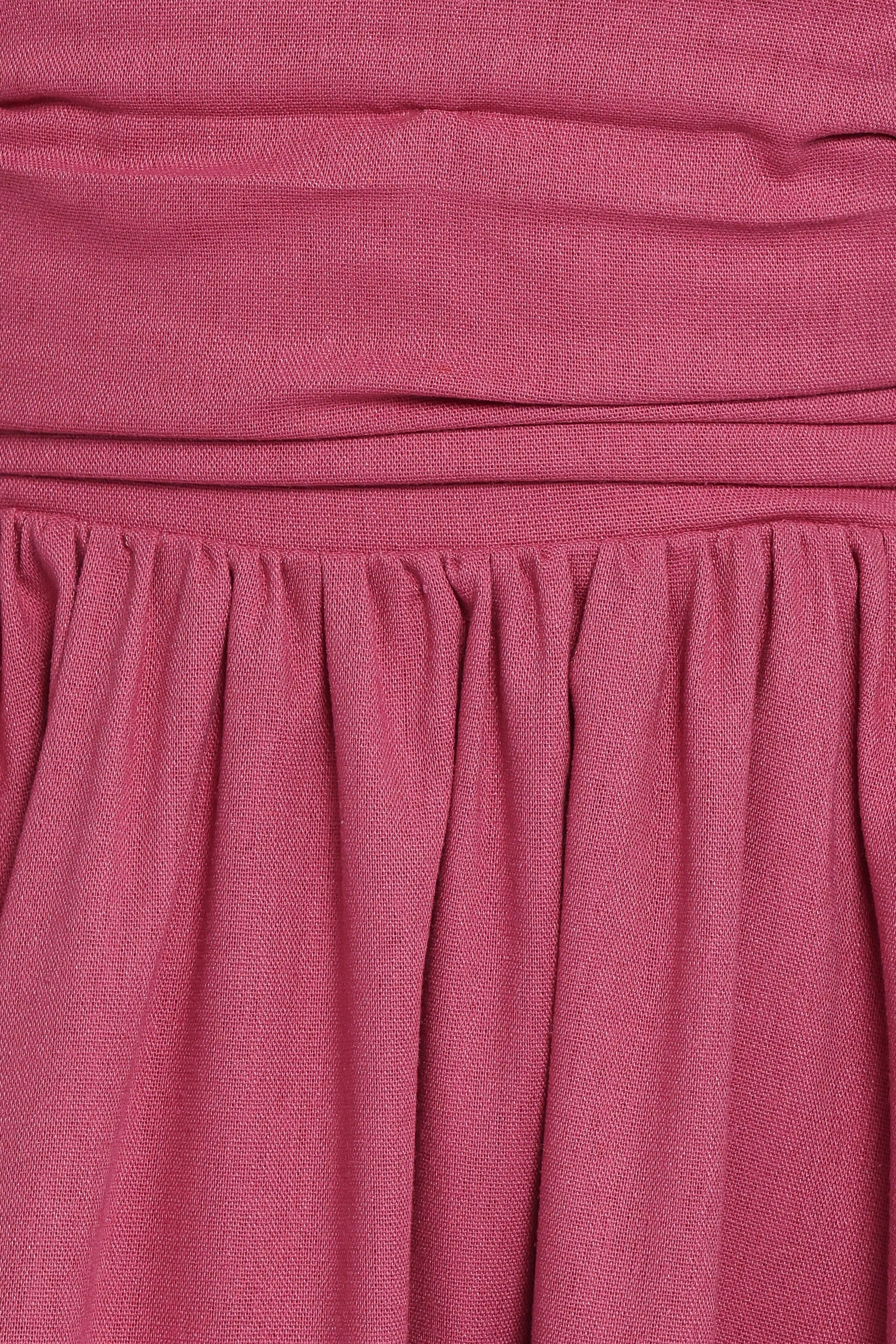 Kayt Strapless Dress - Petal Pink