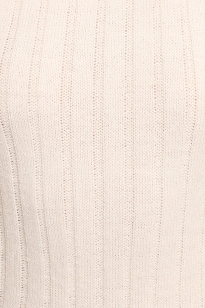 Kellie Knit Midi Dress - White