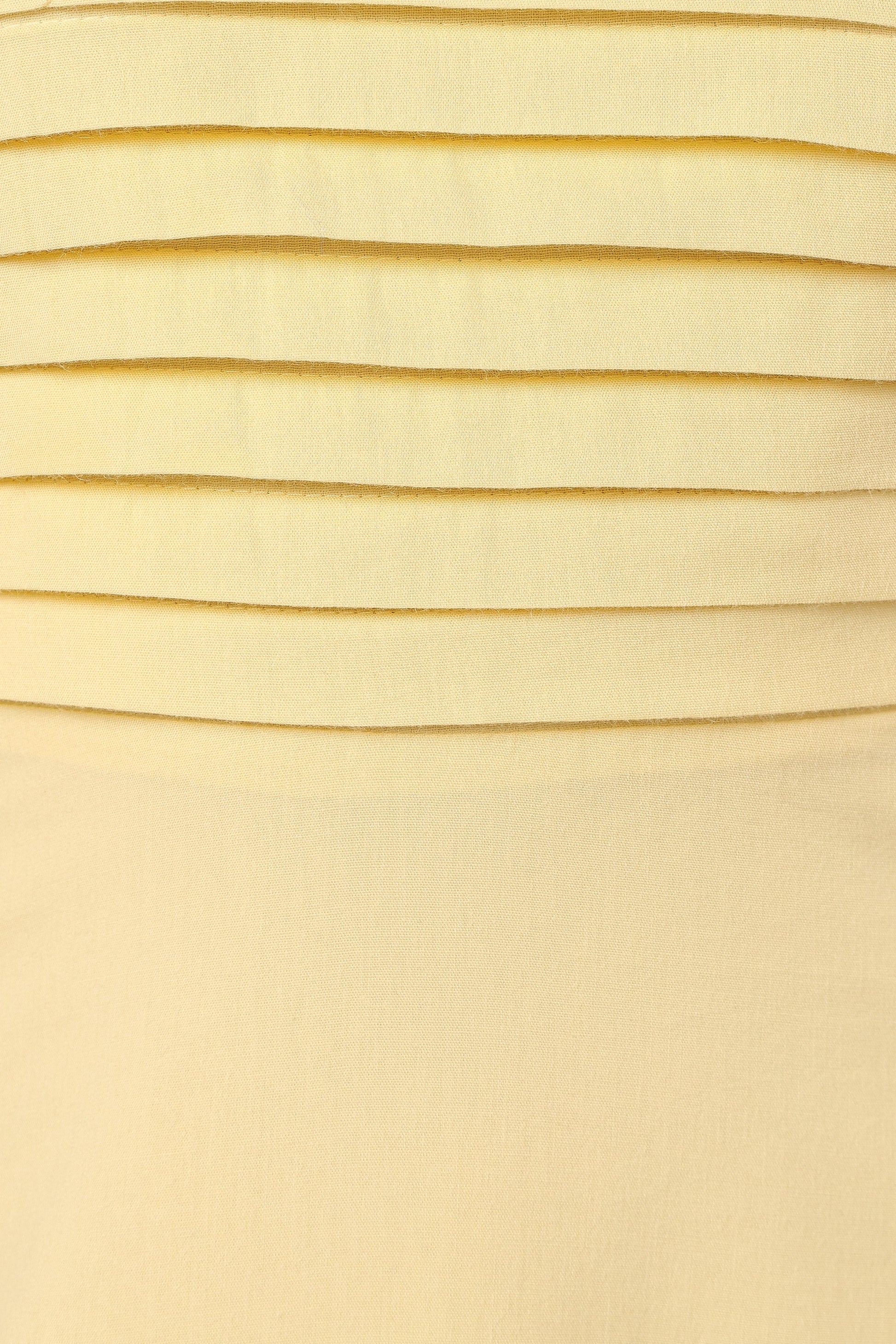 Kenna Strapless Maxi Dress - Butter Yellow