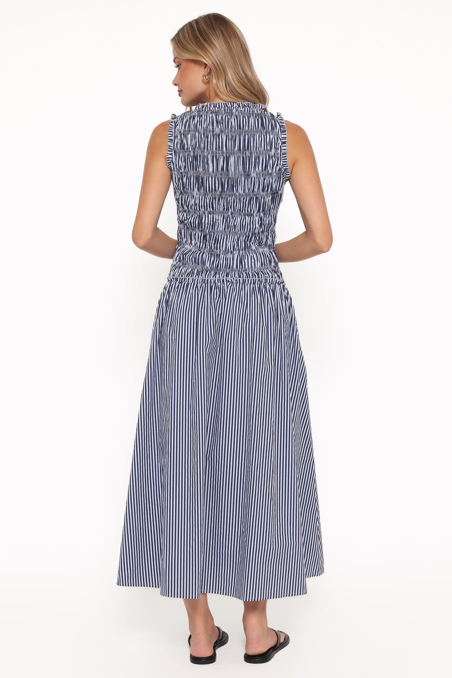 Kirrilee Maxi Dress - Blue Stripe