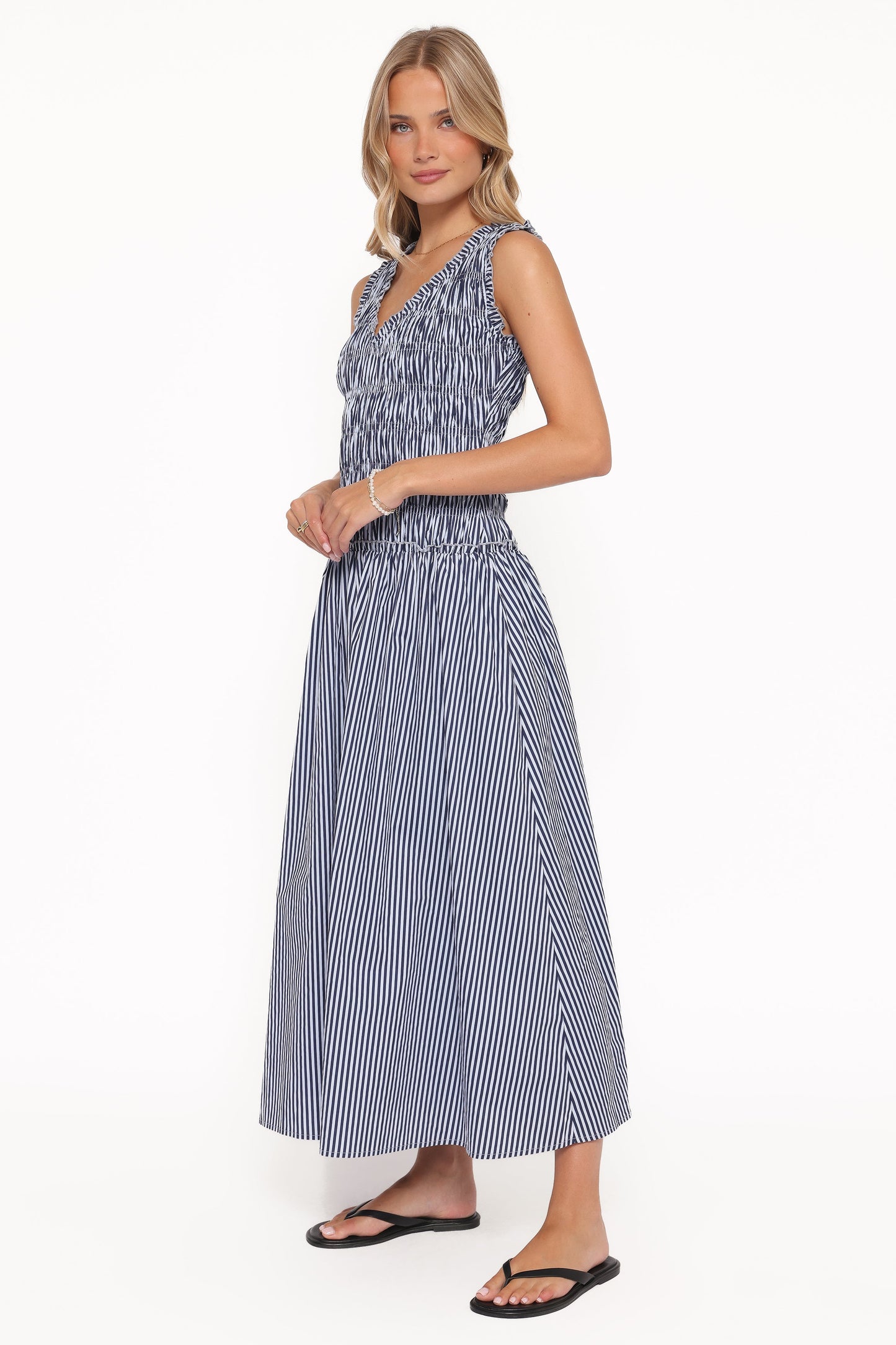 Kirrilee Maxi Dress - Blue Stripe