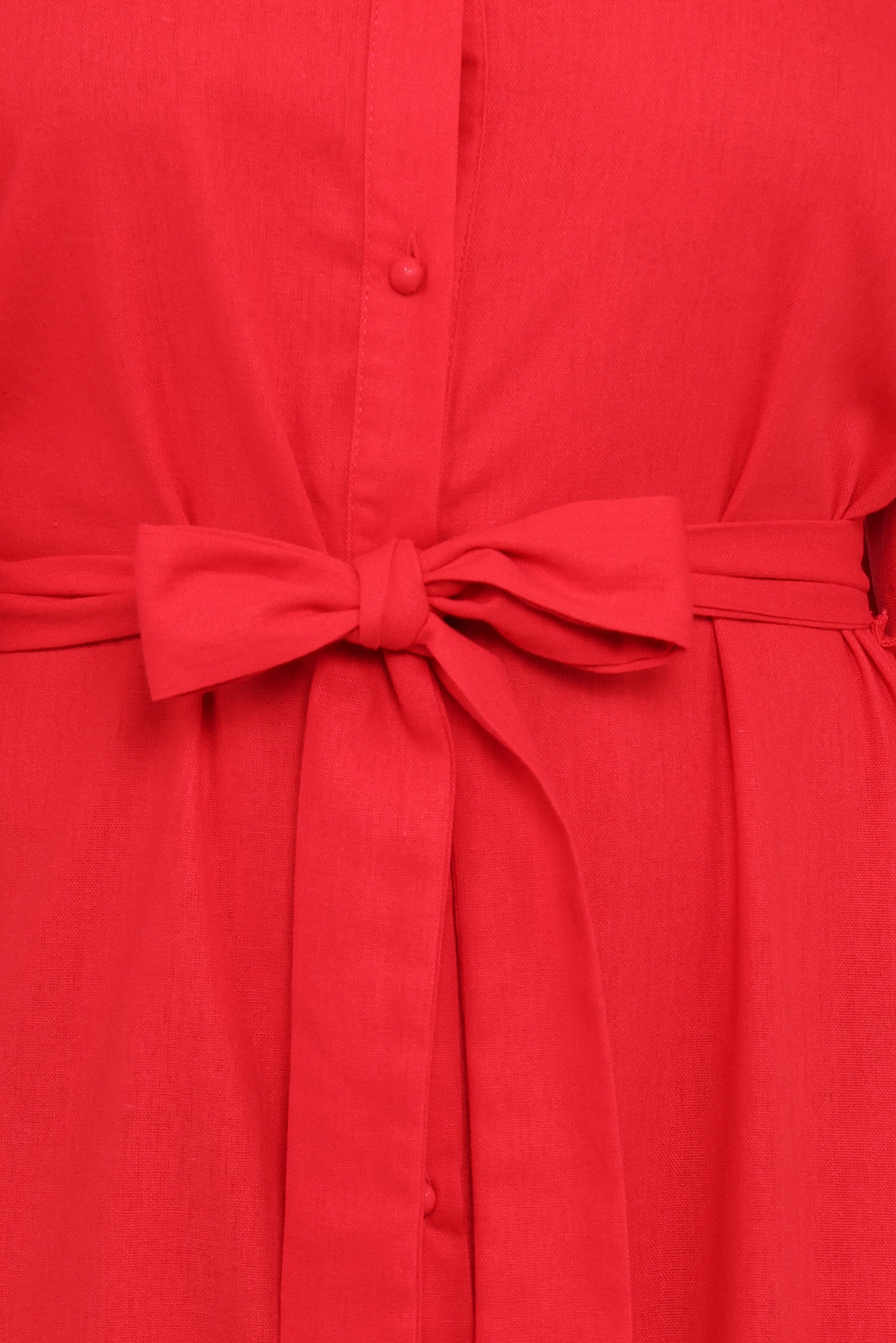Kirrily Midi Dress - Red