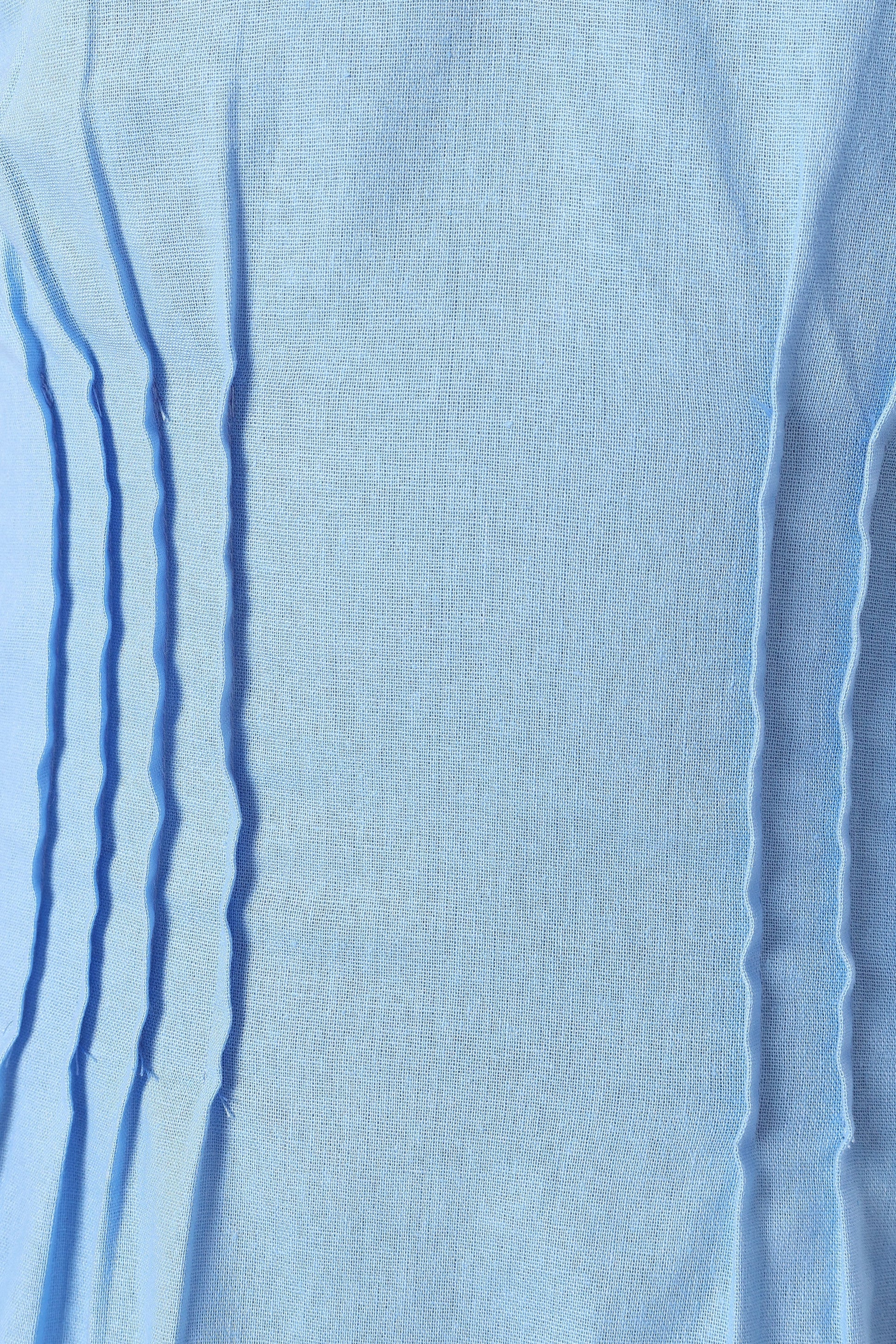 Lainey Tie Maxi Dress - Blue