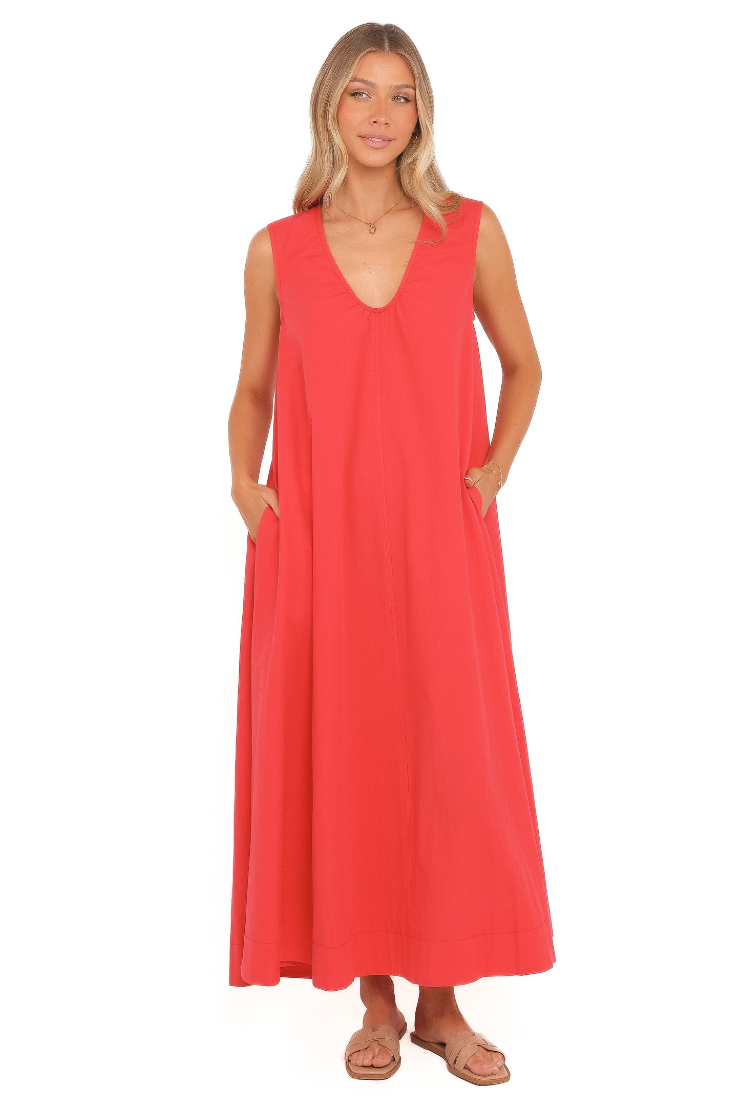 Laurita Maxi Dress - Red