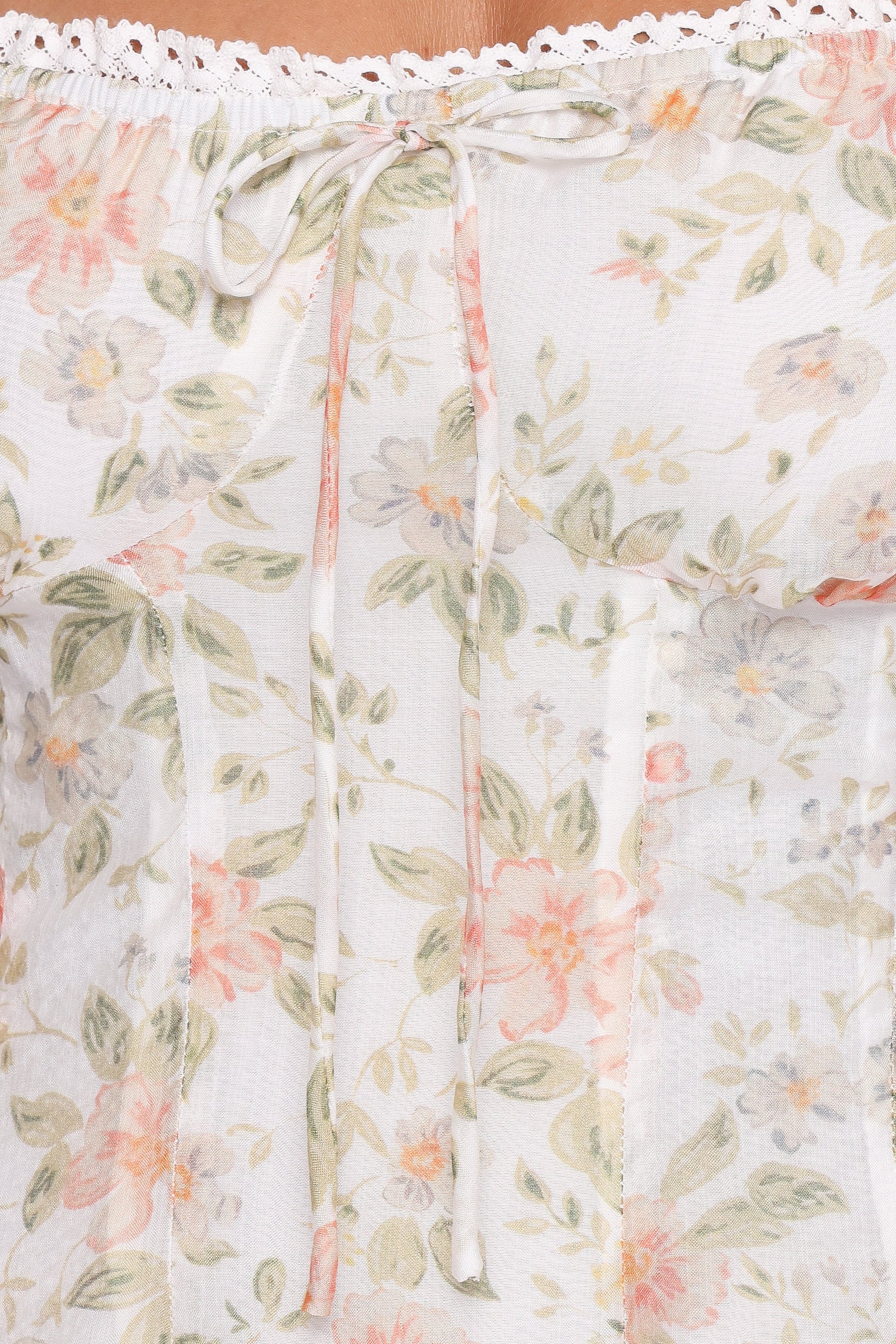 Lavia Mini Dress - White Multi Floral