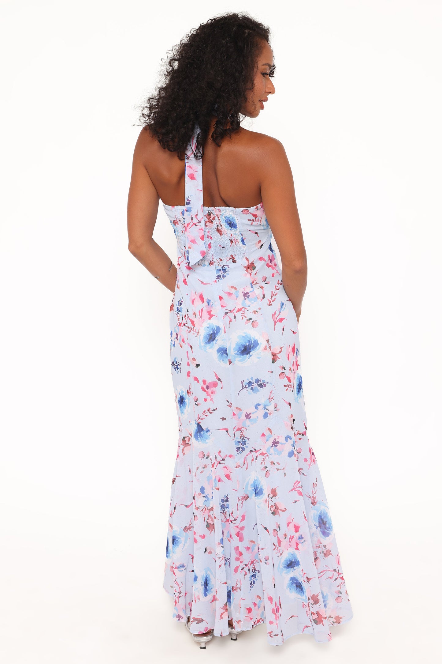 Lavie Maxi Dress - Blue Floral
