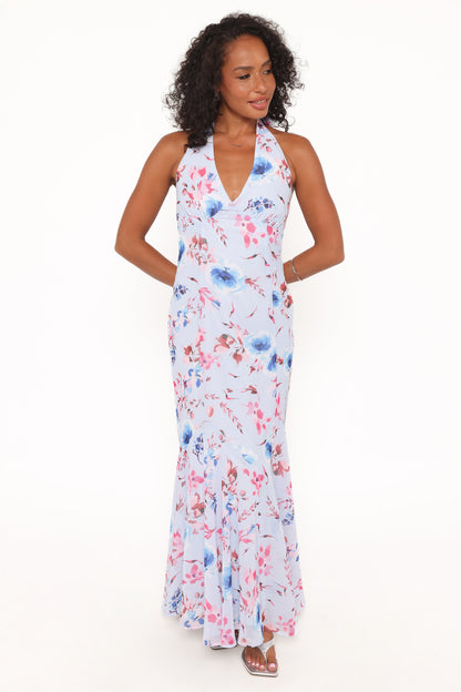 Lavie Maxi Dress - Blue Floral