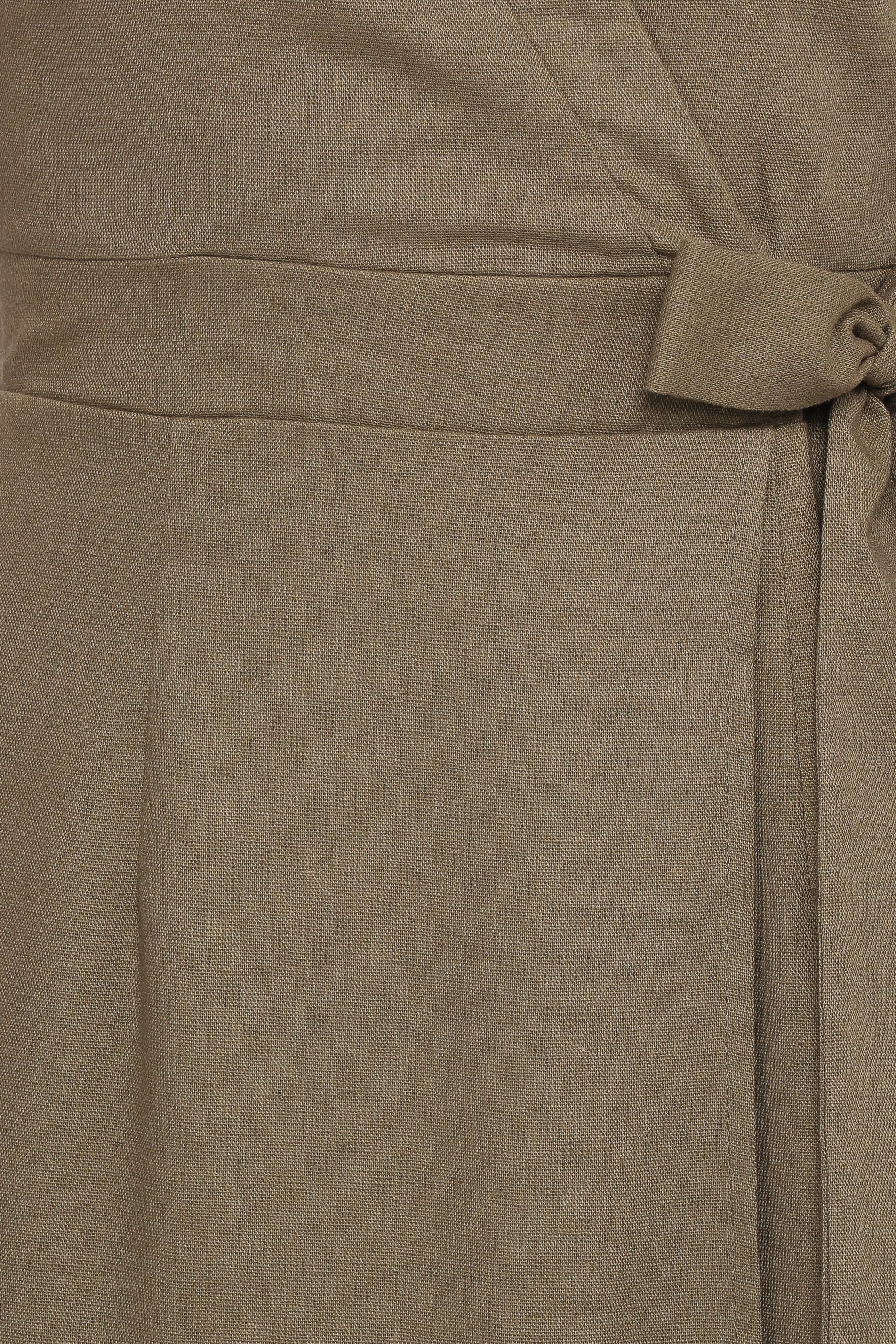 Leontine Midi Dress - Olive