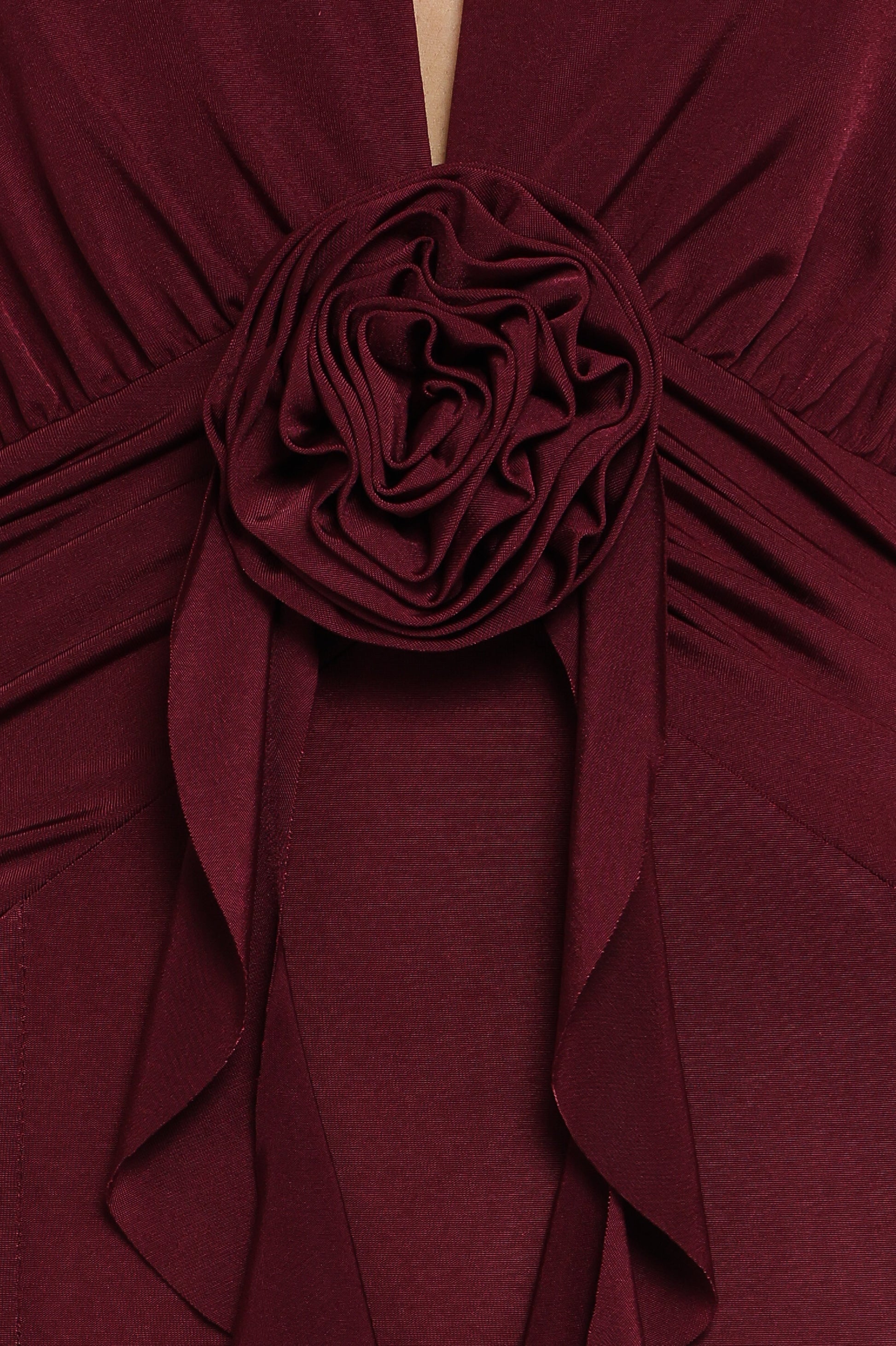 Leowna Halterneck Maxi Dress - Burgundy