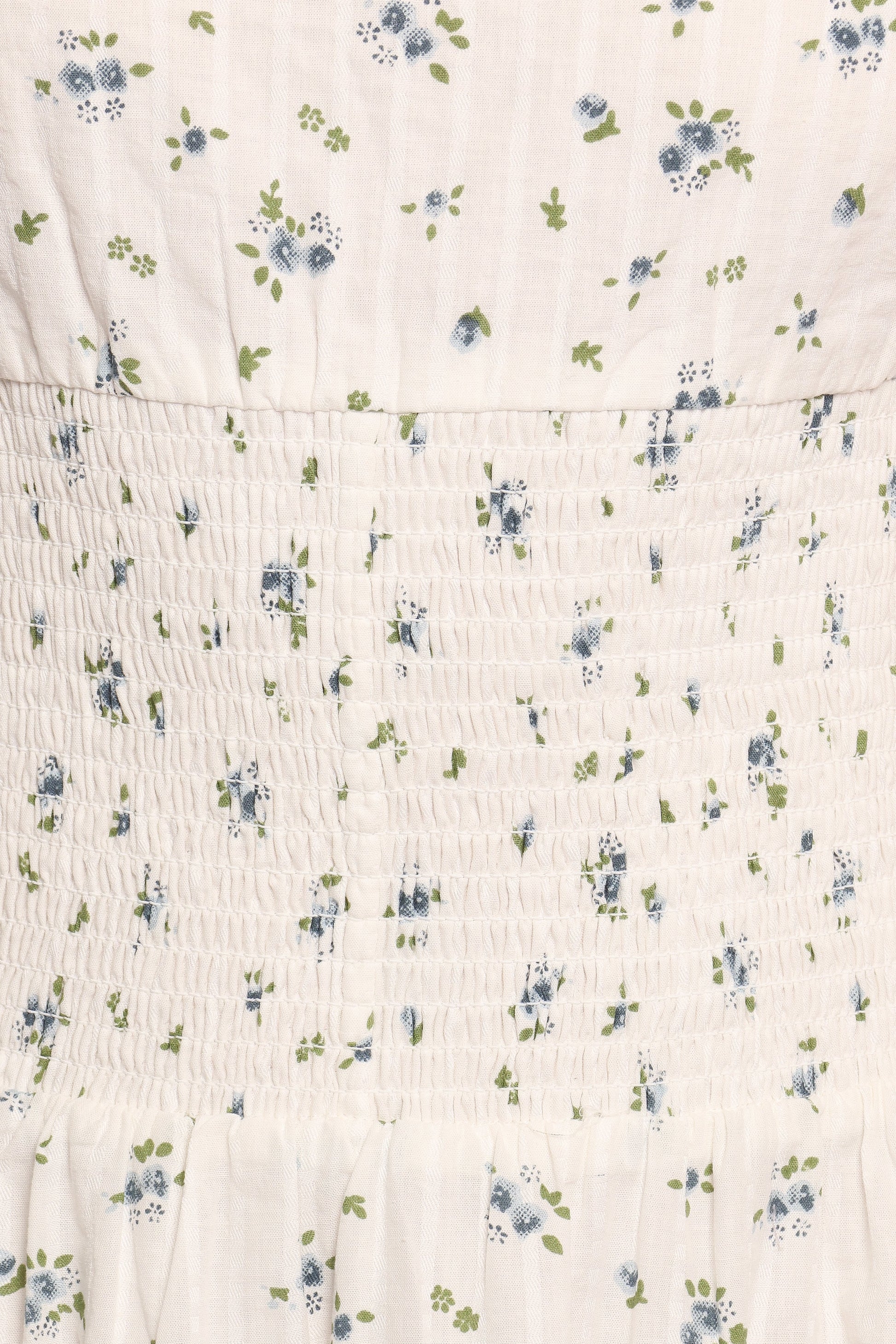 Leticia Midi Dress - Blue Ditsy Floral