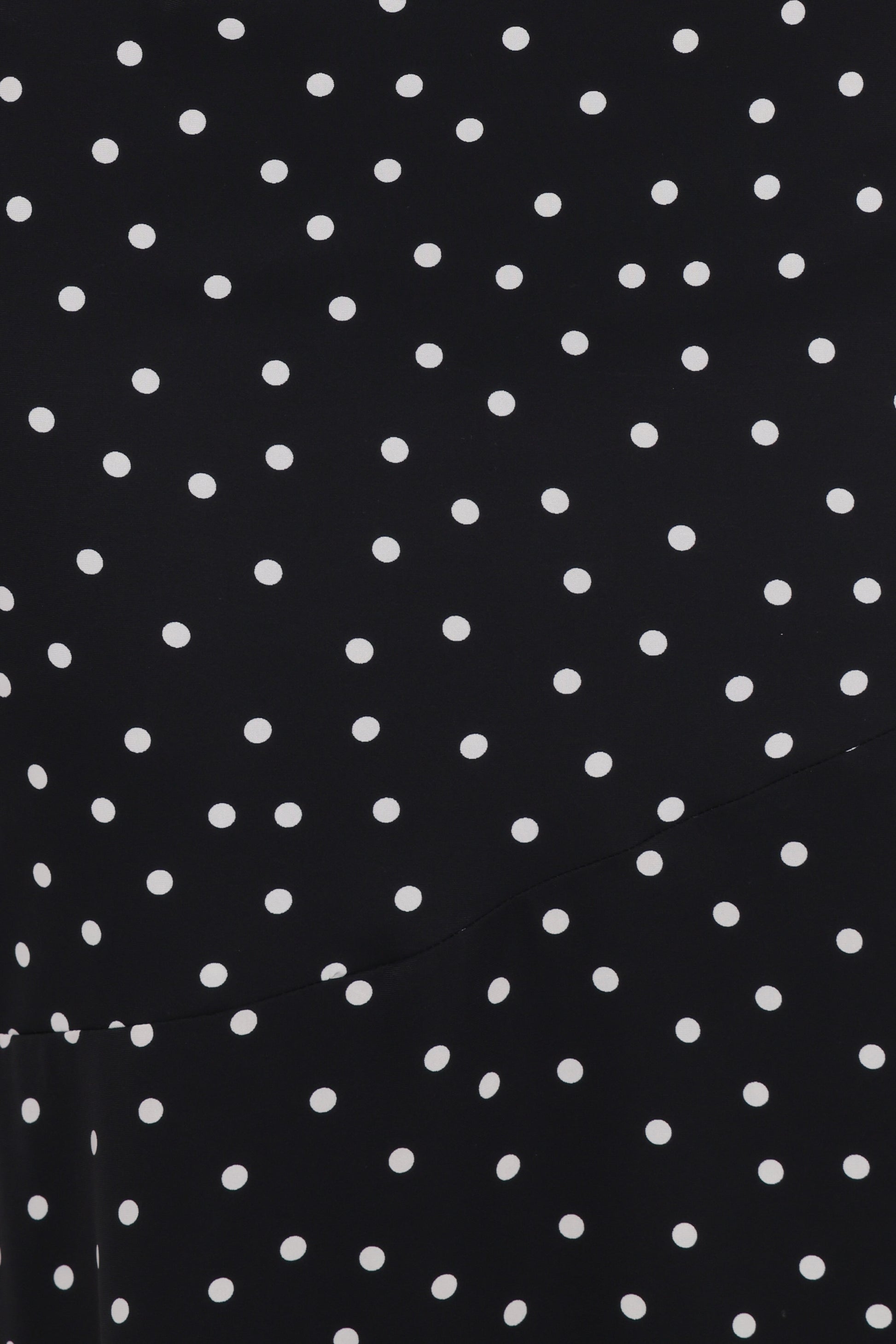 Lexia Midi Dress - Black Polka Dot