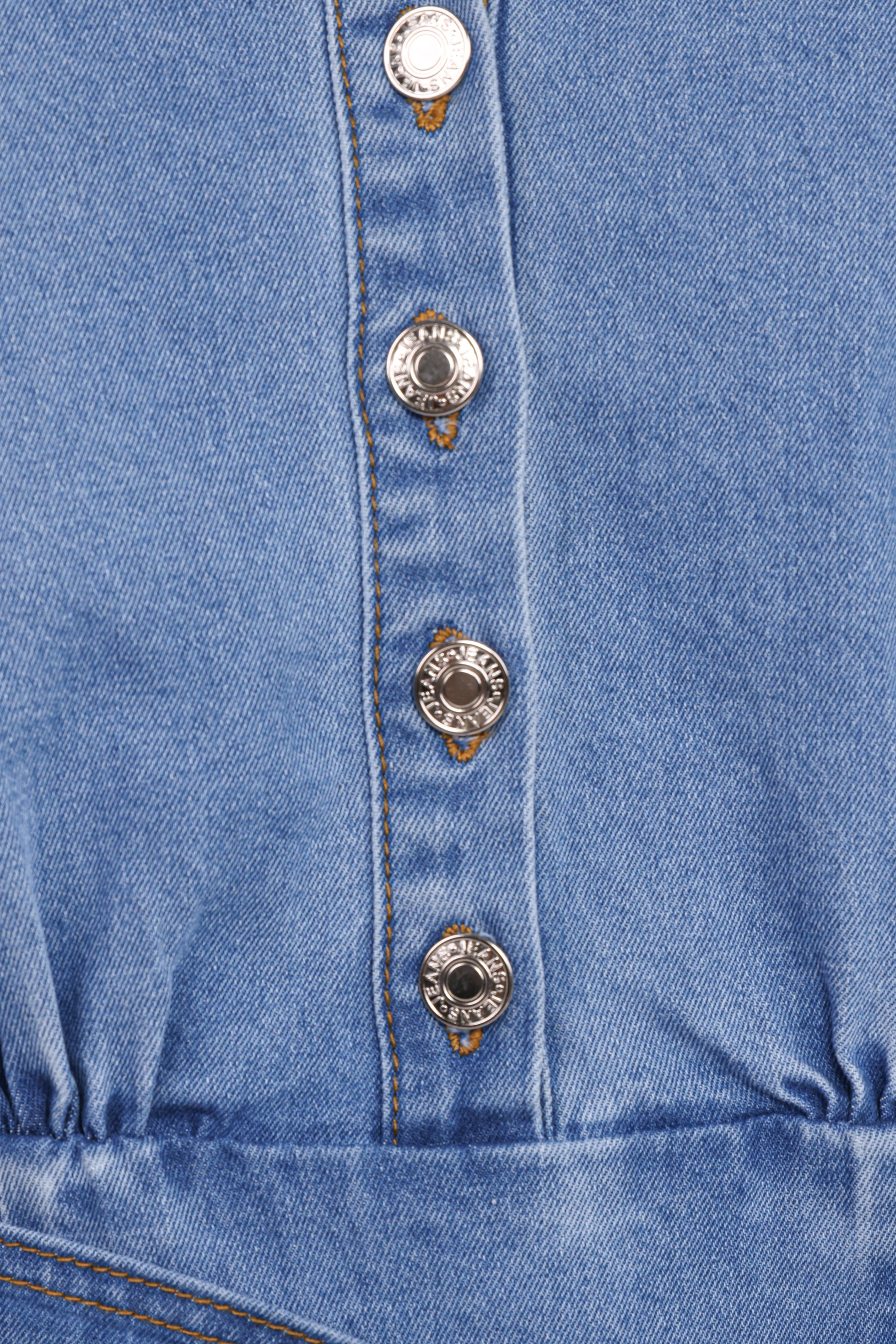 Leyton Mini Dress - Denim Chambray