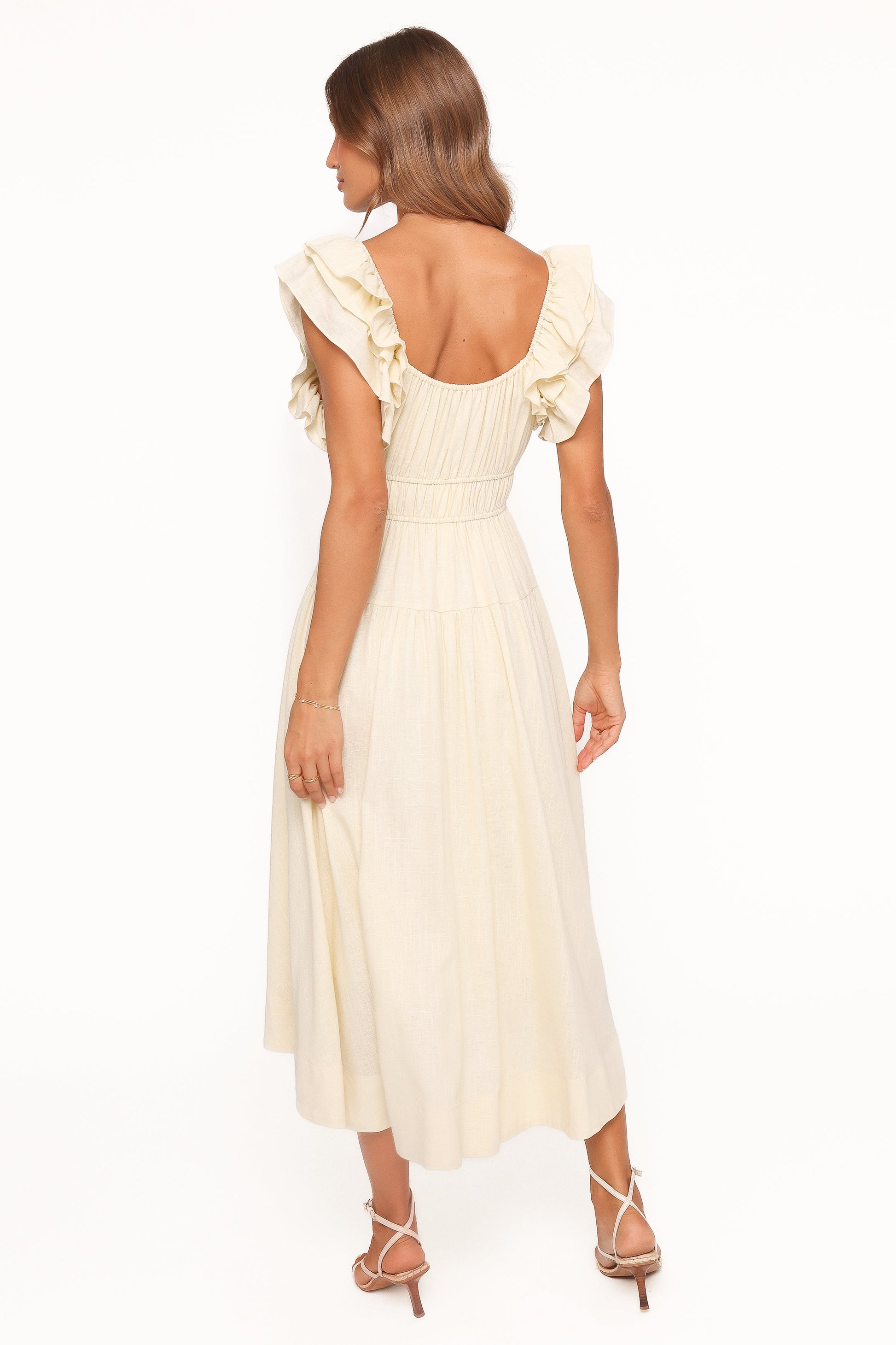 Linda Midi Dress - Butter Yellow