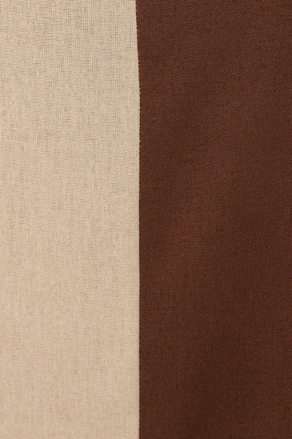 Lindi Maxi Dress - Brown/Beige
