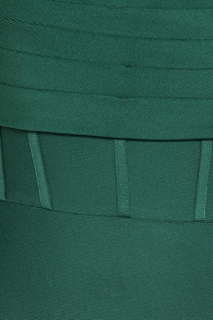 Louisa Midi Dress - Emerald Green