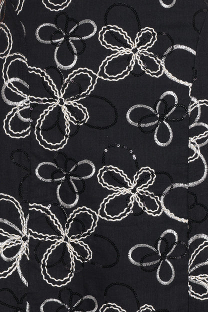 Loven Midi Dress - Black/White