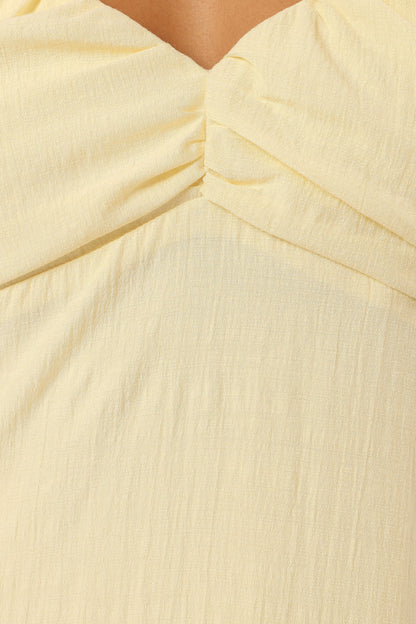 Maddie Maxi Dress - Butter Yellow