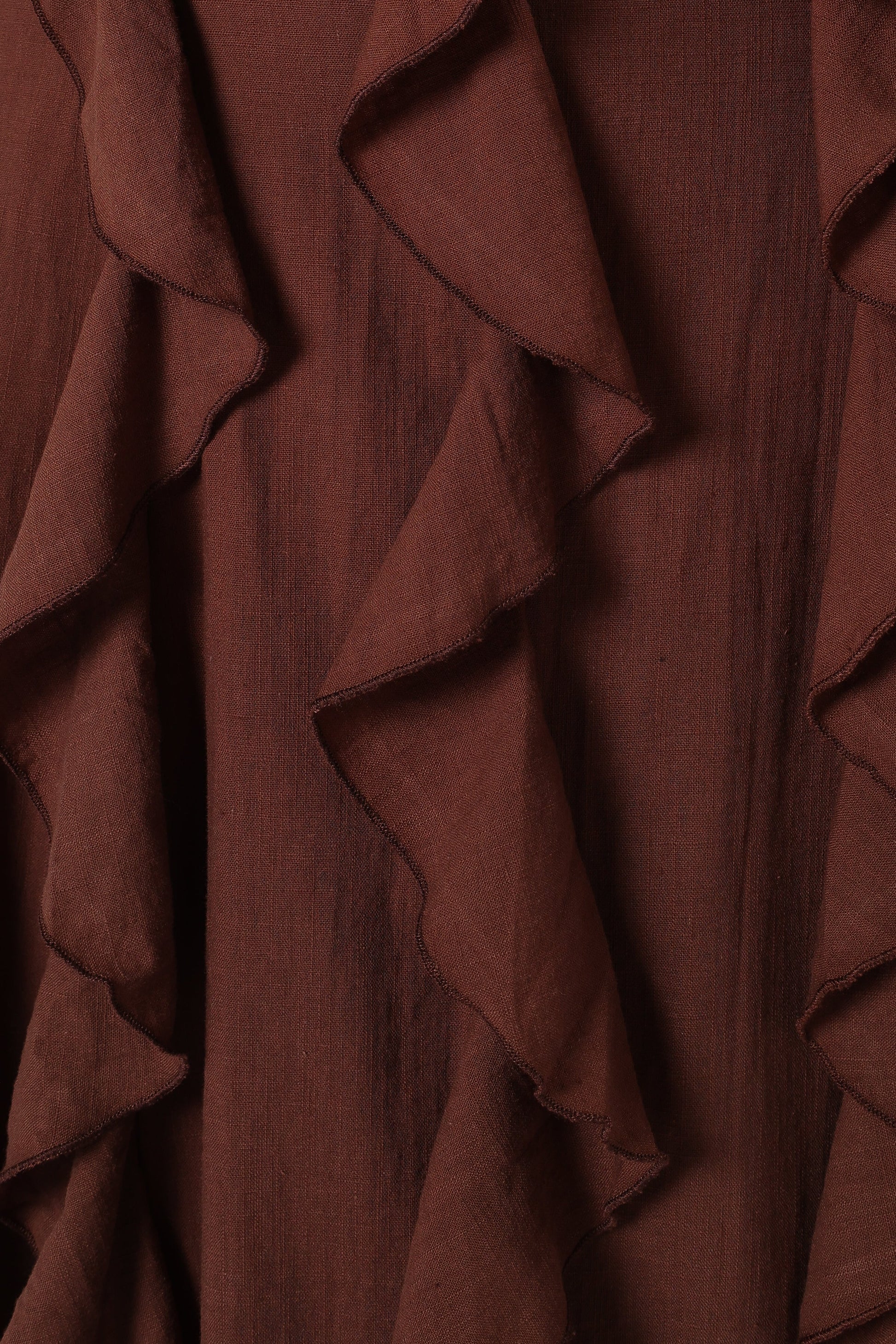 Maggy One Shoulder Dress - Chocolate